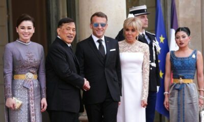 Le roi de Thaïlande pose pour la première fois un pied à l’Élysée depuis 1960