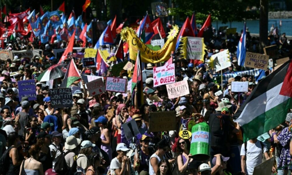 À Genève, la colère gronde à l'ombre du G7