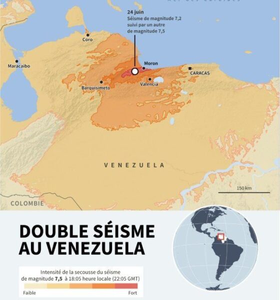Double séisme au Venezuela 164 morts et des centaines de disparus sous les décombres