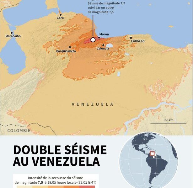 Double séisme au Venezuela 164 morts et des centaines de disparus sous les décombres