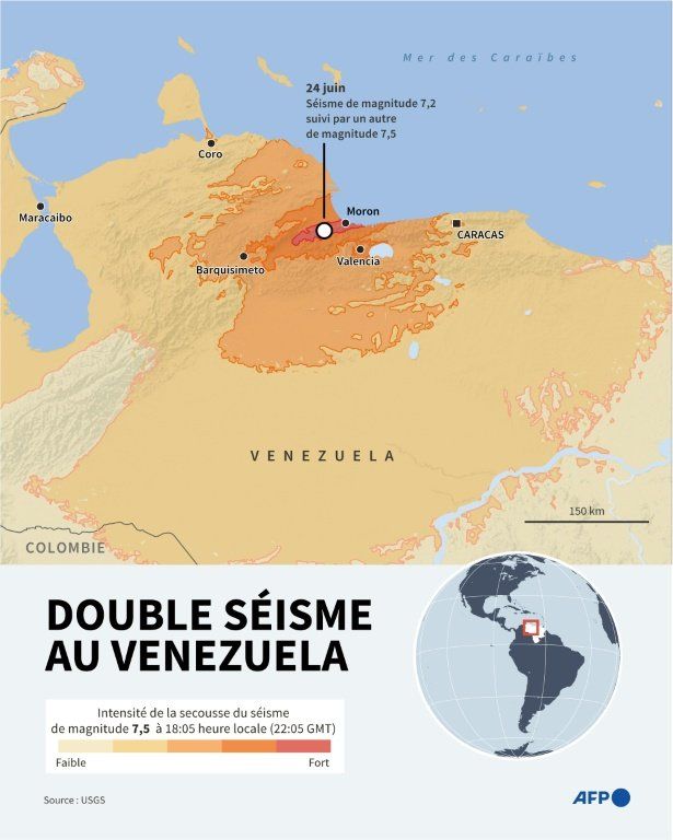 Double séisme au Venezuela 164 morts et des centaines de disparus sous les décombres