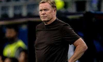 Ronald Koeman s'explique avec un journaliste après le nul des Pays-Bas