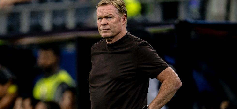 Ronald Koeman s'explique avec un journaliste après le nul des Pays-Bas