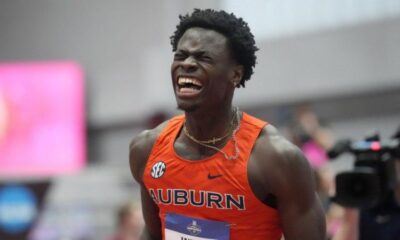 Ja'Kobe Tharp atomise le record du monde du 110m haies à Eugene
