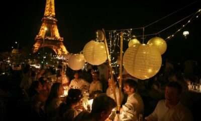 Nappes blanches et Tour Eiffel le dîner secret qui fait parler Paris