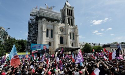 À Saint-Denis, Mélenchon dénonce le « suprémacisme » du RN et défend le droit du sol