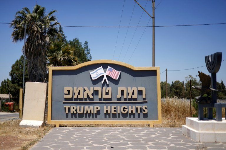 Sur le Golan, les colons de Trump Heights pardonnent tout à leur président