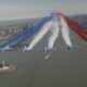 La Patrouille de France peint le ciel de New York aux couleurs de la liberté