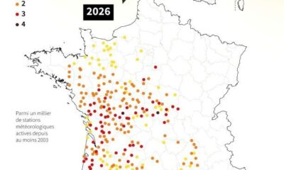 La France suffoque 51 millions de personnes en alerte maximale