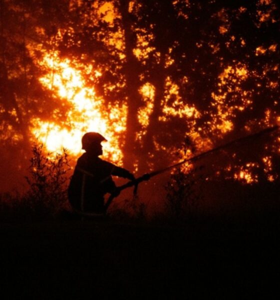 40 000 évacuations en Gironde le plus gros incendie de l'année ravage la forêt