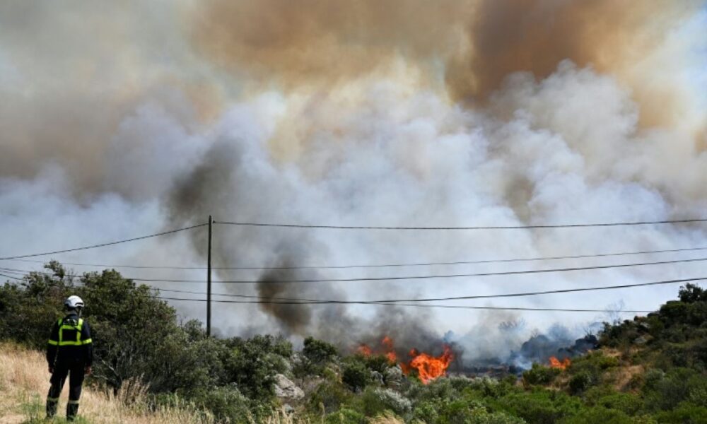 Un feu dévore la garrigue dans les Pyrénées-Orientales, 5 000 habitants évacués