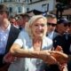 Premier déplacement chahuté pour Marine Le Pen et Jordan Bardella