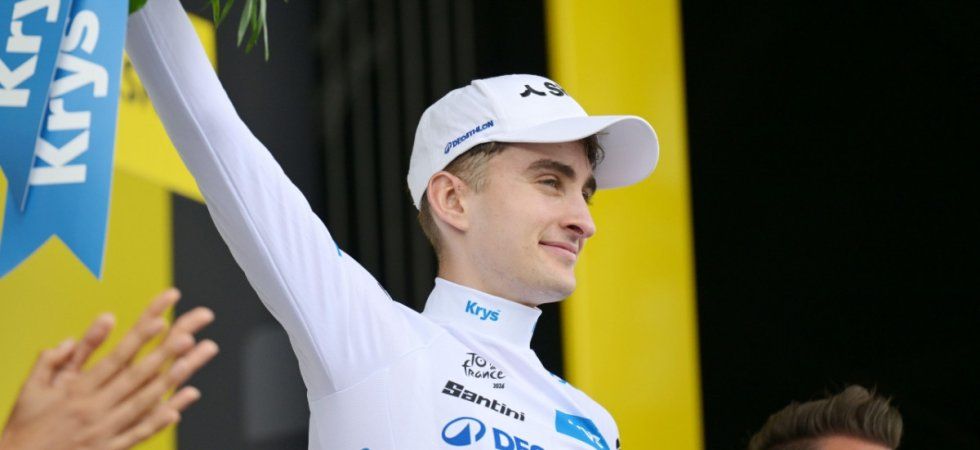Paul Seixas coiffe Juan Ayuso au sprint pour le maillot blanc