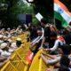 Des milliers d’étudiants indiens marchent sur le Parlement, la police charge à coups de matraque