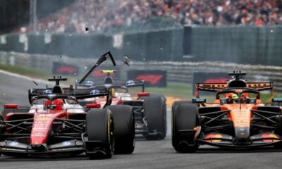 Leclerc sauve sa deuxième place après un contact controversé