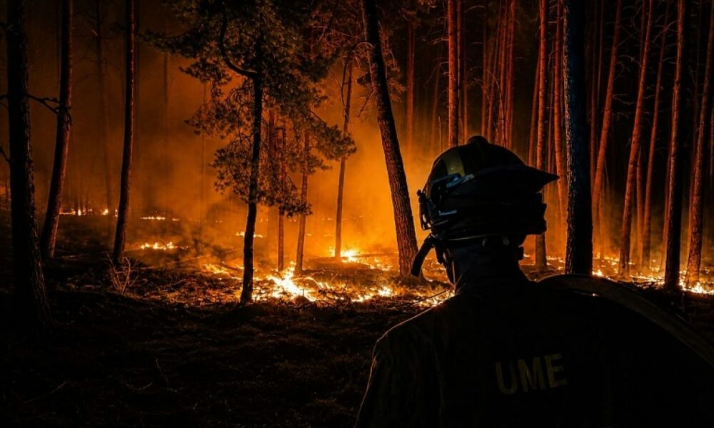 32 000 hectares partent en fumée à une centaine de kilomètres de Madrid