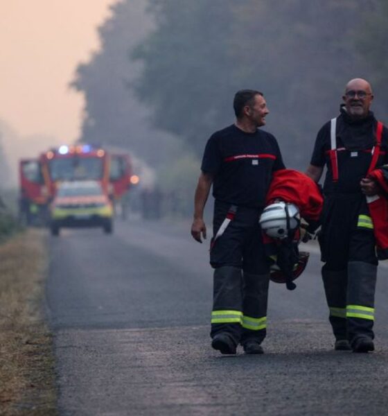 42 000 hectares calcinés en Gironde, la météo s'emballe et menace les pompiers