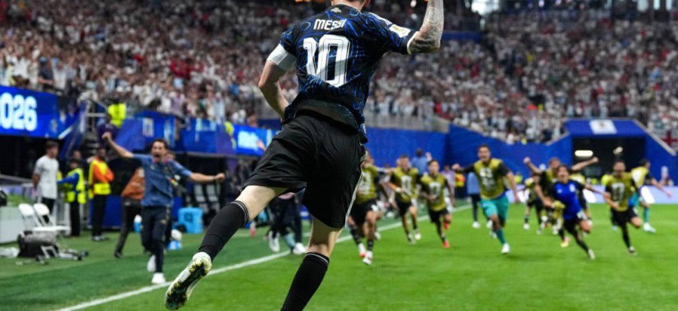 Lionel Messi savoure l instant avant le choc contre l Espagne