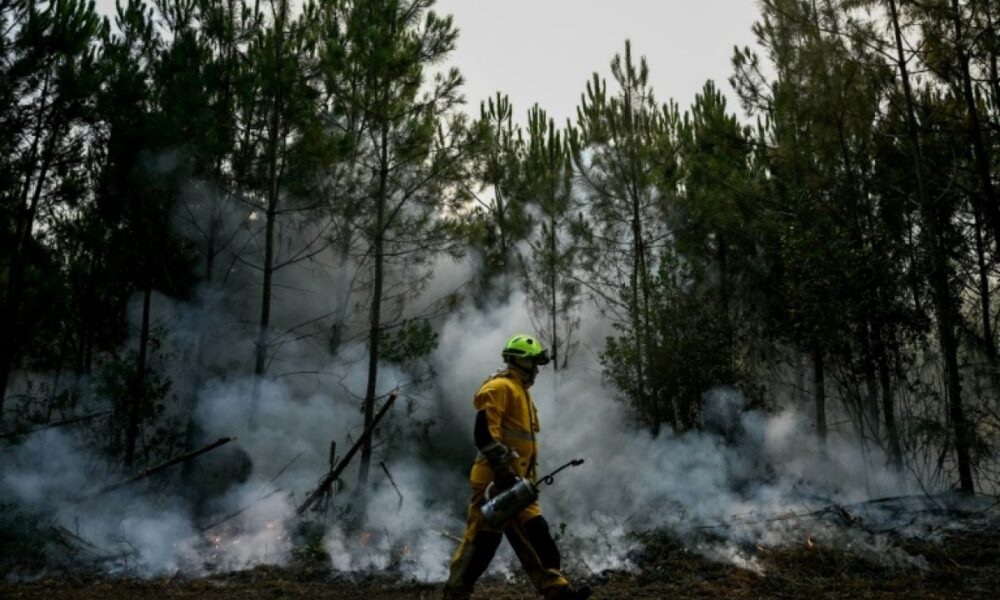 Les pompiers reprennent l'avantage sur le brasier géant de Gironde