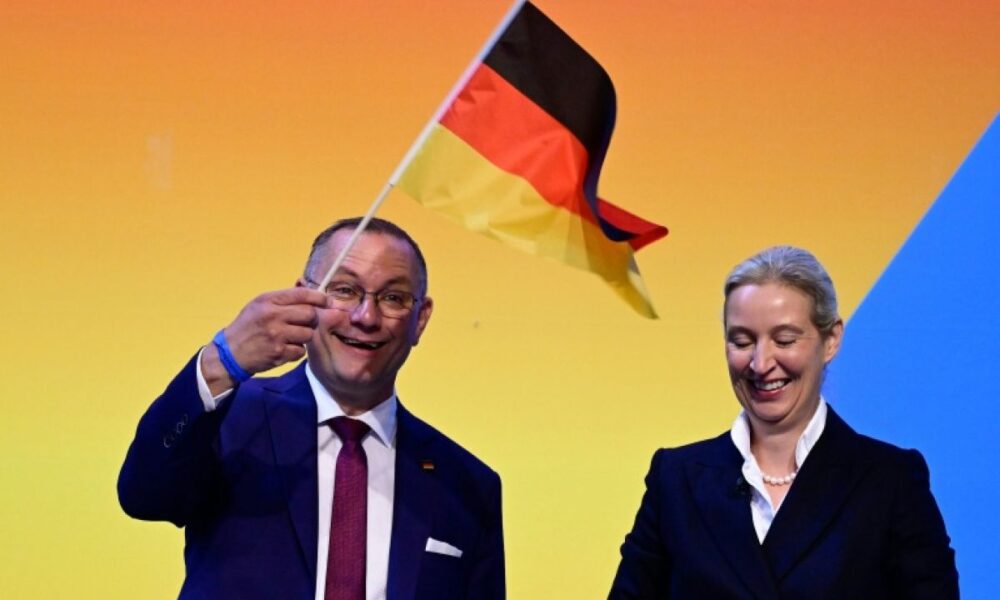 AfD le parti d extrême droite allemand reconduit ses chefs malgré la vague de contestation
