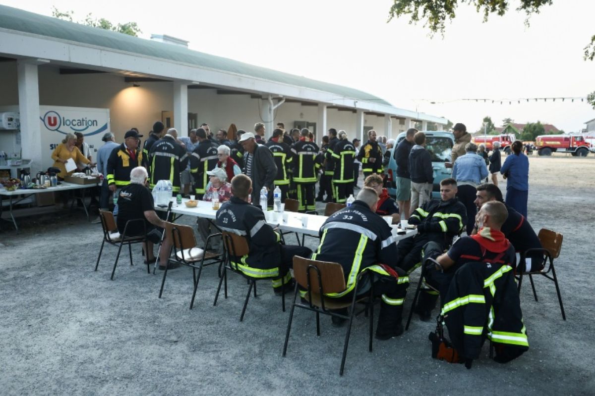 Pause gourmande pour les pompiers de Gironde