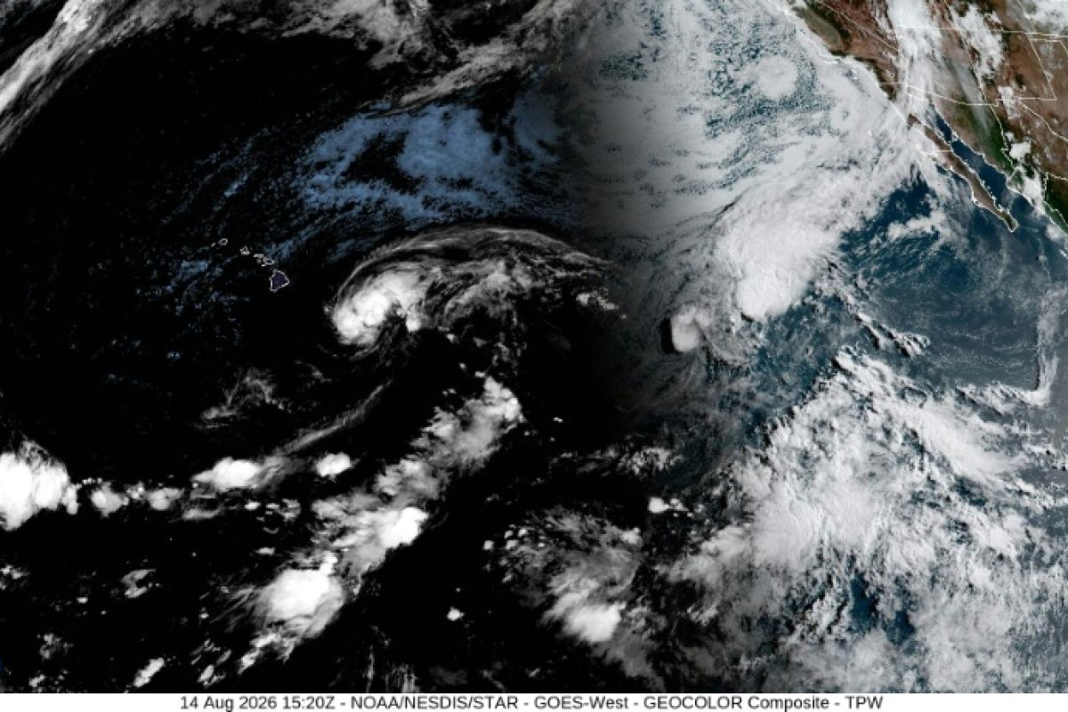 L'ouragan Lala s'abat sur Hawaï avec des pluies diluviennes