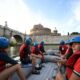 À Rome, le Tibre se découvre en rafting pour échapper à la canicule