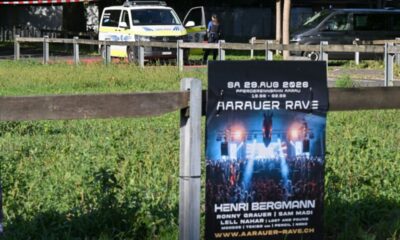Fusillade en marge d'une rave party à Aarau, un mort et cinq blessés