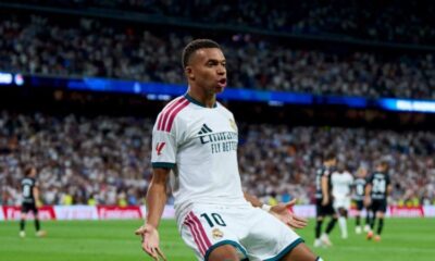 Le triplé de Mbappé fait rugir le Bernabéu pour le premier match à la maison du Real Madrid
