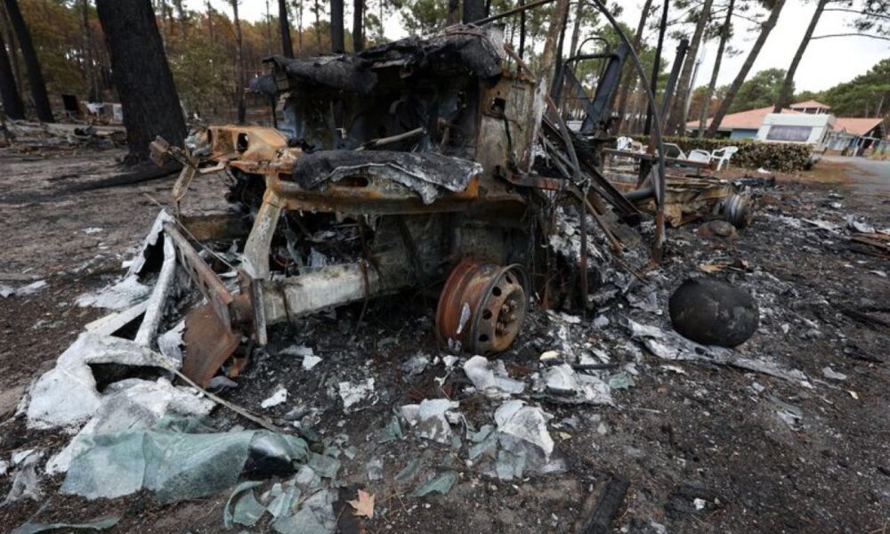 Dans les Landes, un camping vidé en une demi-heure alors que le feu approchait