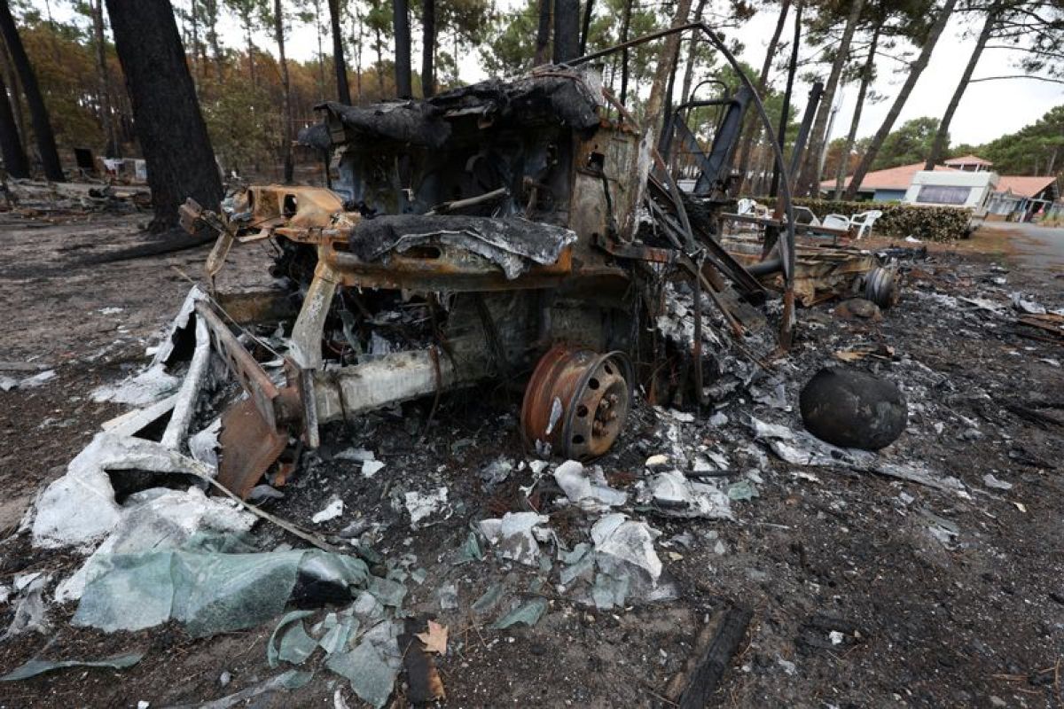 Dans les Landes, un camping vidé en une demi-heure alors que le feu approchait