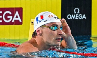 Maxime Grousset frappe encore et monte sur le podium du 100 m papillon