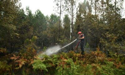 Les Landes retiennent leur souffle face à un incendie enfin stable