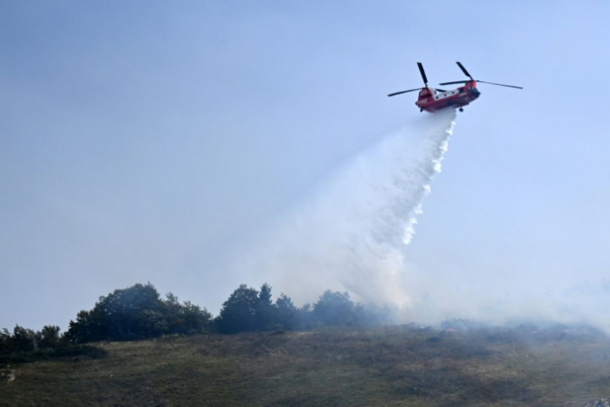 Dans la vallée d'Aspe, les crêtes partent en fumée sur 120 hectares
