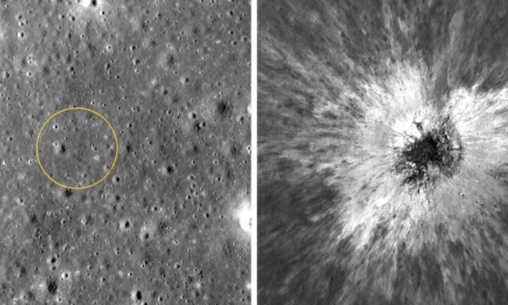 Un cratère de 222 mètres est apparu sur la Lune, une première dans le système solaire