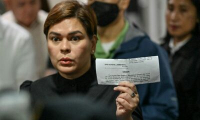 Sara Duterte paie sa caution et affronte Marcos sans baisser les yeux