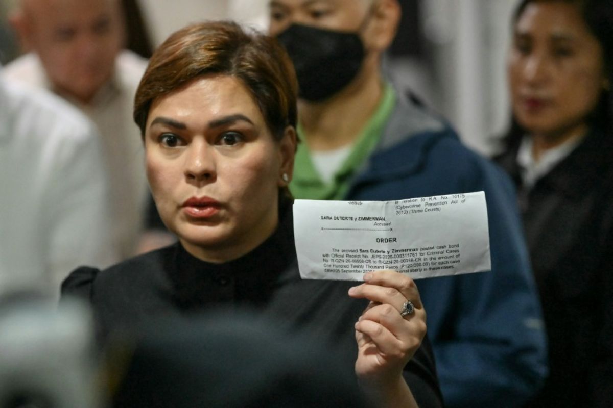 Sara Duterte paie sa caution et affronte Marcos sans baisser les yeux