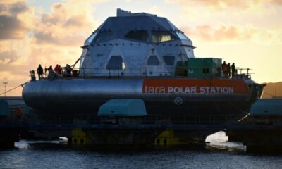 Un laboratoire en forme d'igloo se laisse volontairement emprisonner par la banquise arctique