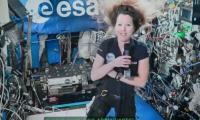 Depuis l'ISS, Sophie Adenot envoie un message aux écoliers et raconte l'ivresse du vide spatial