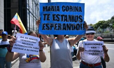Le Venezuela descend dans la rue pour réclamer le retour de Maria Corina Machado