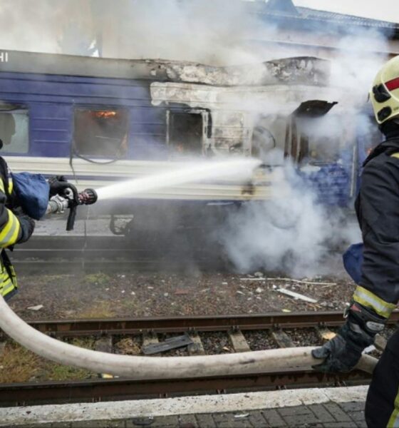 Un drone russe frappe un train de Kiev à Varsovie à deux kilomètres de la Pologne