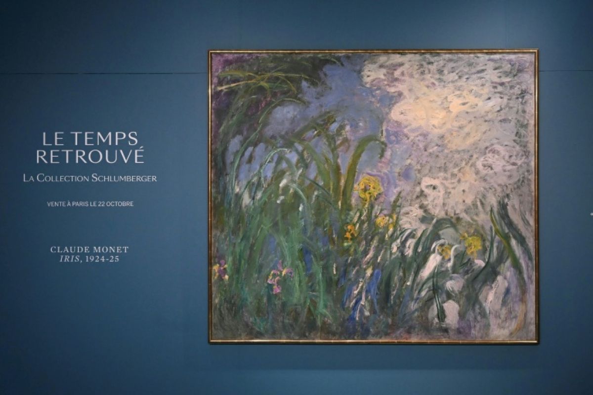 Iris de Monet devient la toile la plus chère jamais vendue en France