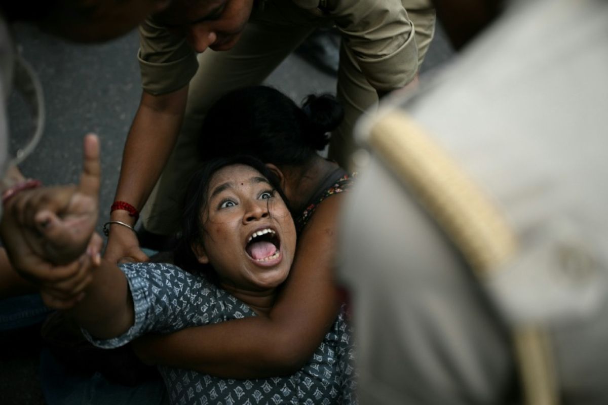 New Delhi barricadée, la jeunesse indienne tient tête à Narendra Modi