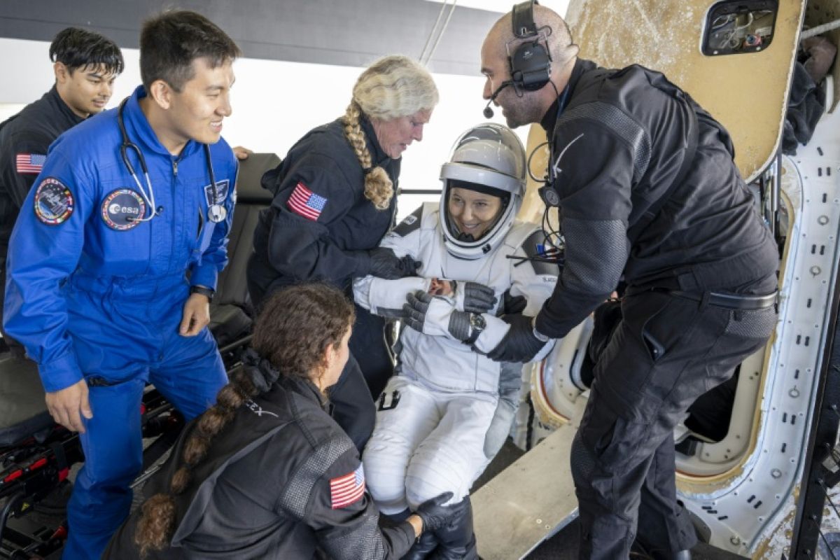 Sophie Adenot de retour sur Terre après huit mois en orbite et un record européen