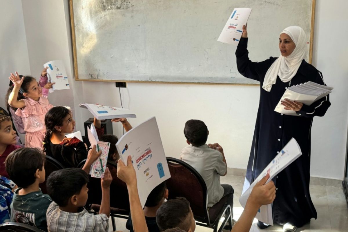 Dans le Sinaï, une école surgie de rien pour les enfants de Gaza