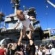 L'USS Abraham Lincoln rentre enfin, et sur les quais de San Diego les larmes ont coulé