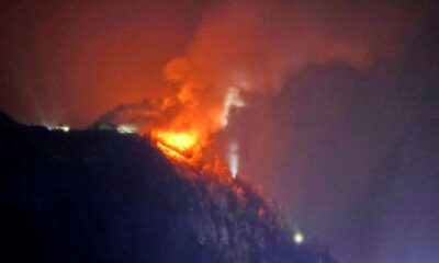 Le Nid d’Aigle en flammes et un suspect en garde à vue