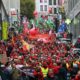 Bruxelles descend dans la rue contre la rigueur budgétaire