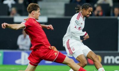 Trois buts, zéro mot. Barcola marque l'histoire de Liverpool en silence