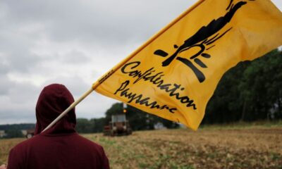 Les tracteurs de la Confédération paysanne vont rejoindre les lycéens dans la rue